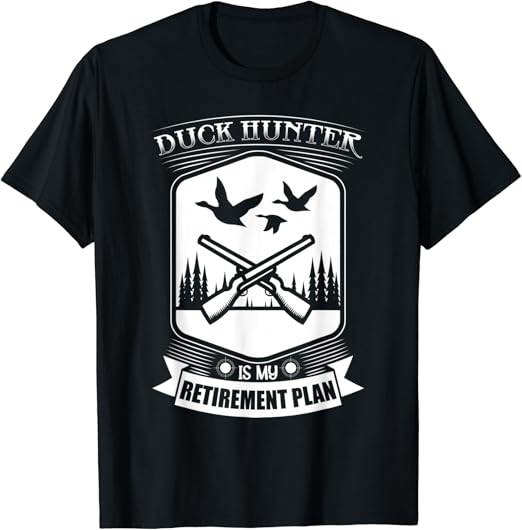 Duck Hunting Gift Waterfowl Hunter Hunt TShirt Clothing, Shoes & Jewelry